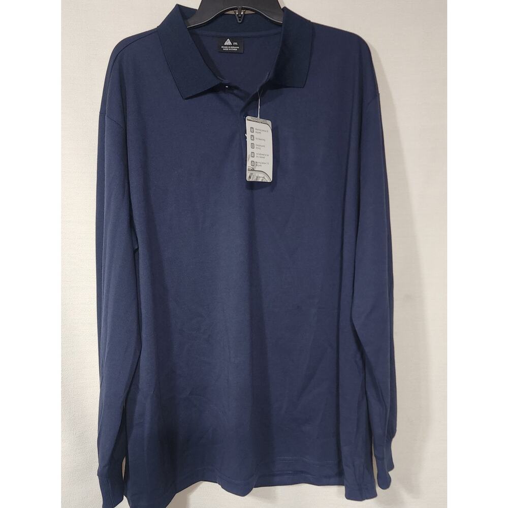 Speed your run dark polo men's XXL long sleeve NWT